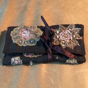 Bohemian jewelry wrap case